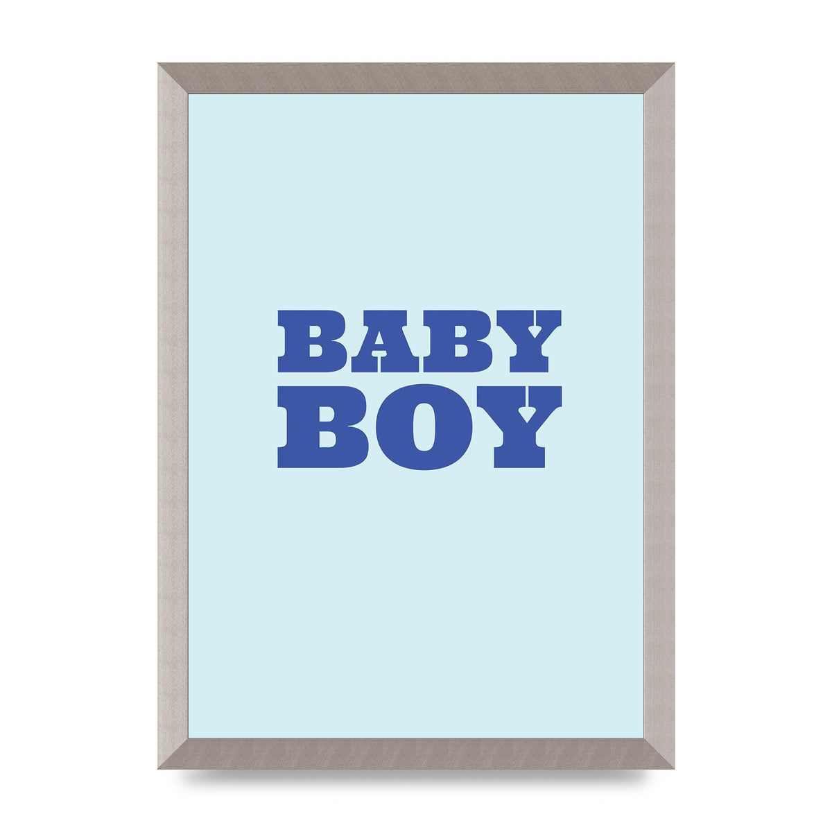 Kids Room Baby Boy Nursery Art For The Home - A3 framed