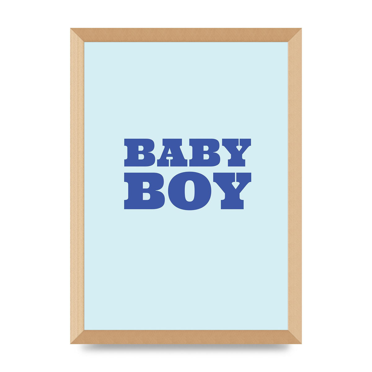 Kids Room Baby Boy Nursery Art For The Home - A3 framed