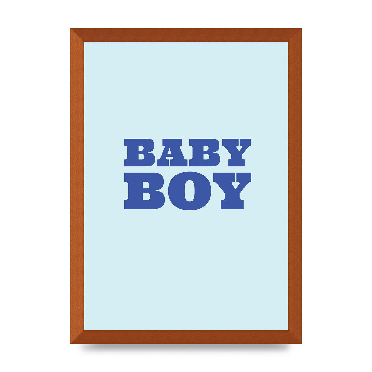 Kids Room Baby Boy Nursery Art For The Home - A3 framed