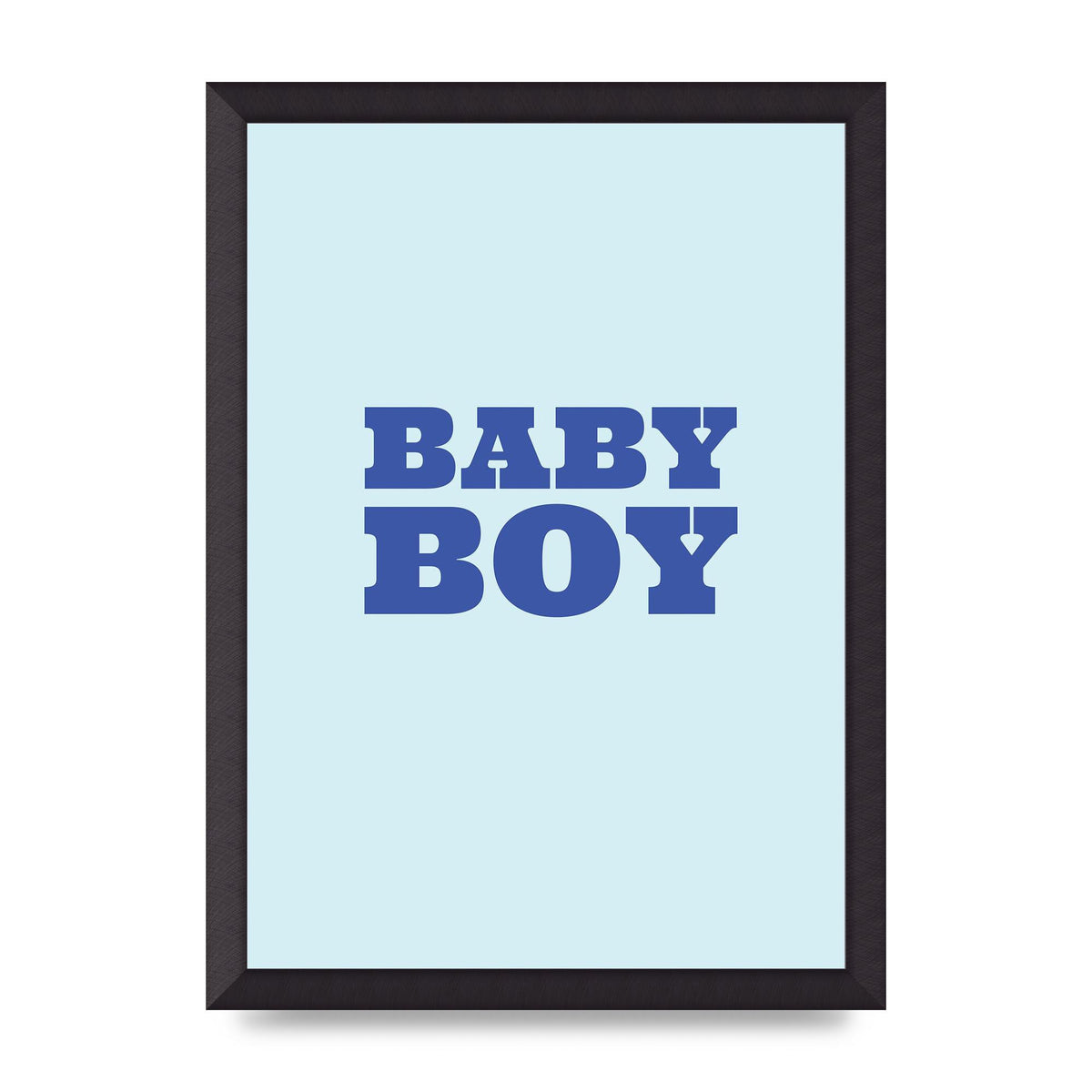 Kids Room Baby Boy Nursery Art For The Home - A3 framed