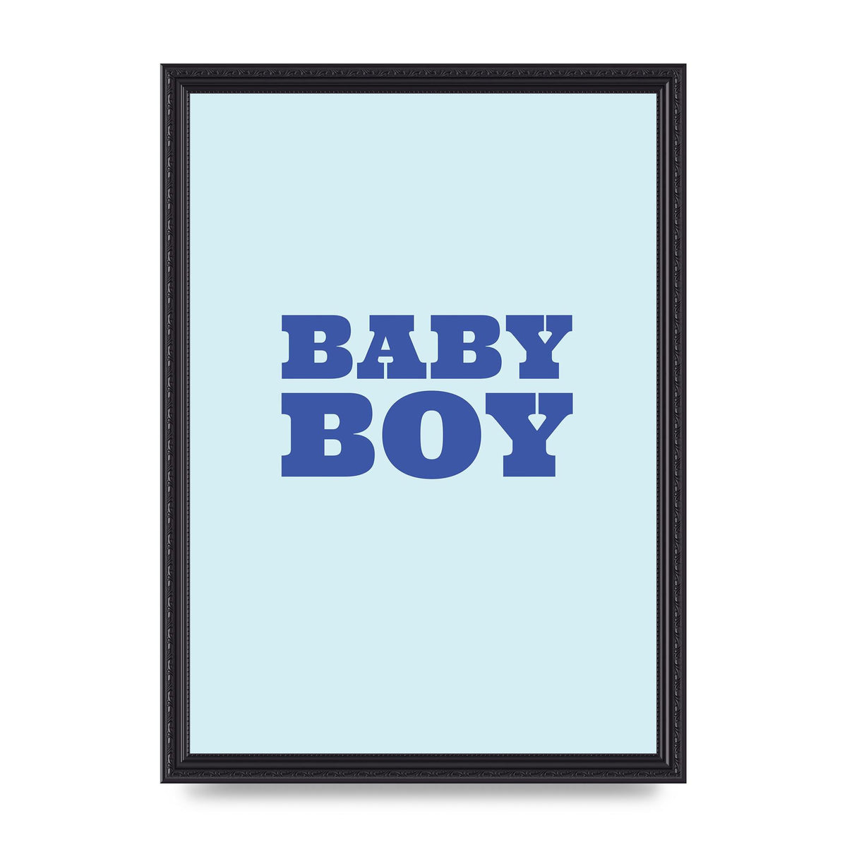 Kids Room Baby Boy Nursery Art For The Home - A3 framed