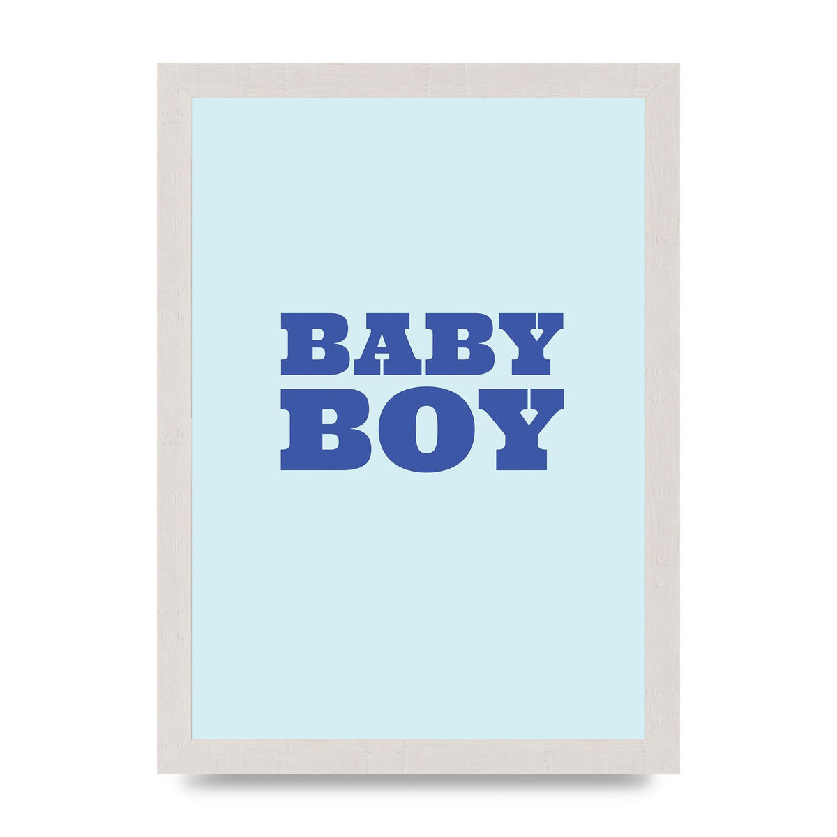Kids Room Baby Boy Nursery Art For The Home - A4 framed