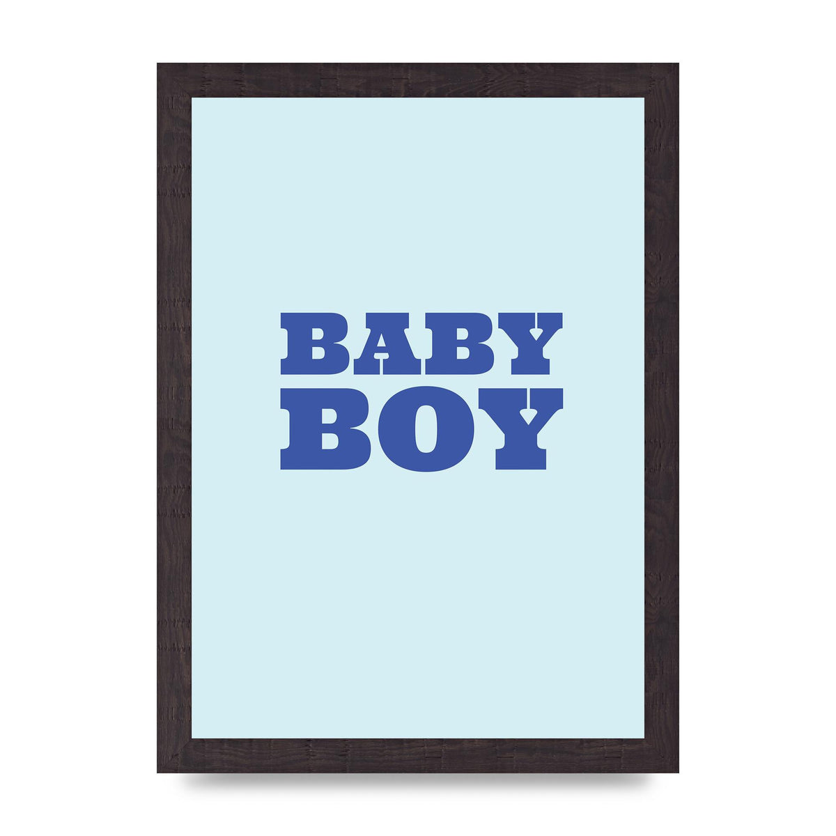 Kids Room Baby Boy Nursery Art For The Home - A4 framed