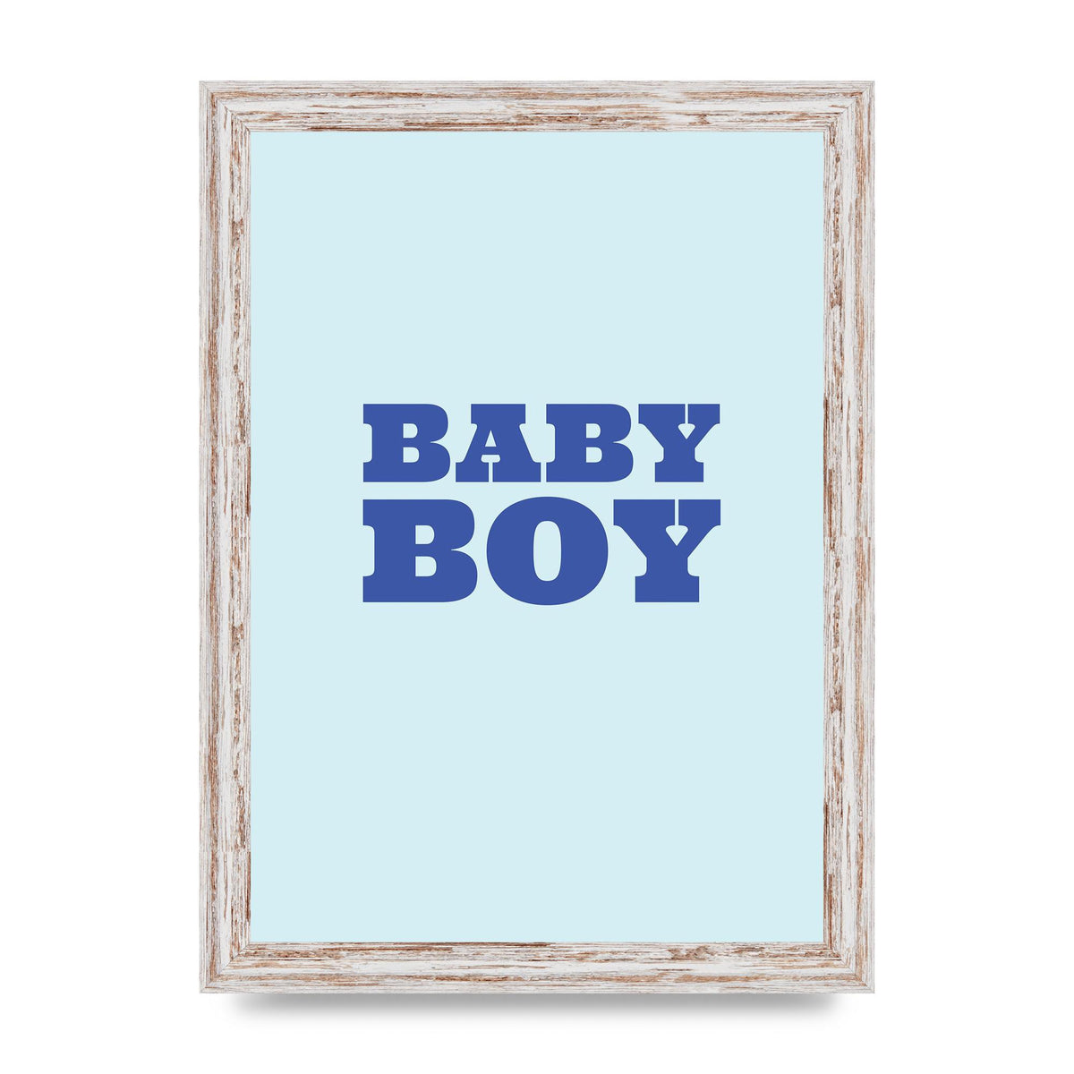 Kids Room Baby Boy Nursery Art For The Home - A4 framed