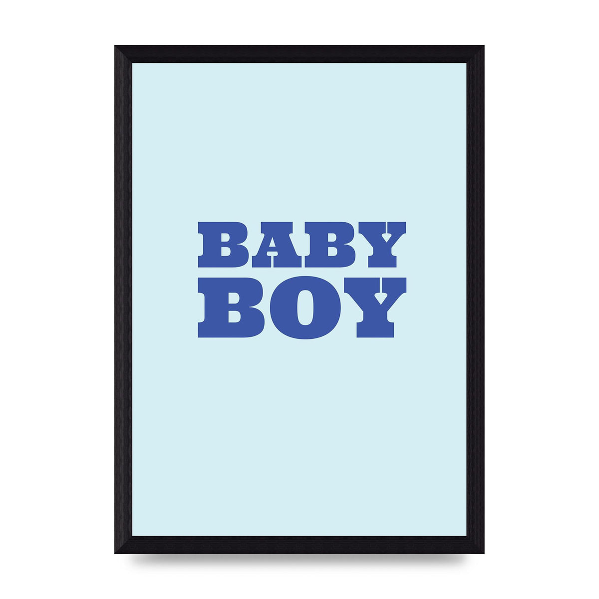 Kids Room Baby Boy Nursery Art For The Home - A4 framed