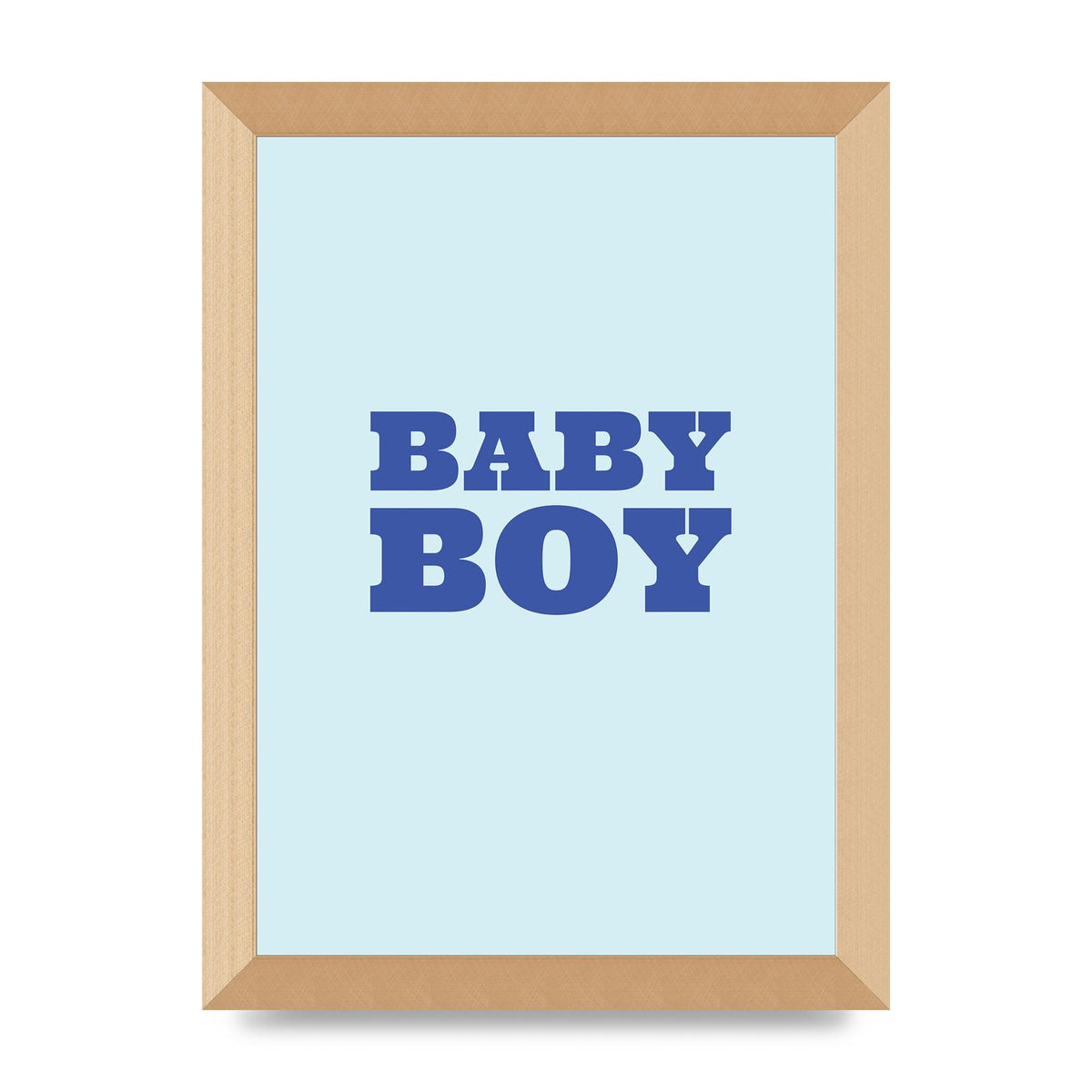 Kids Room Baby Boy Nursery Art For The Home - A4 framed