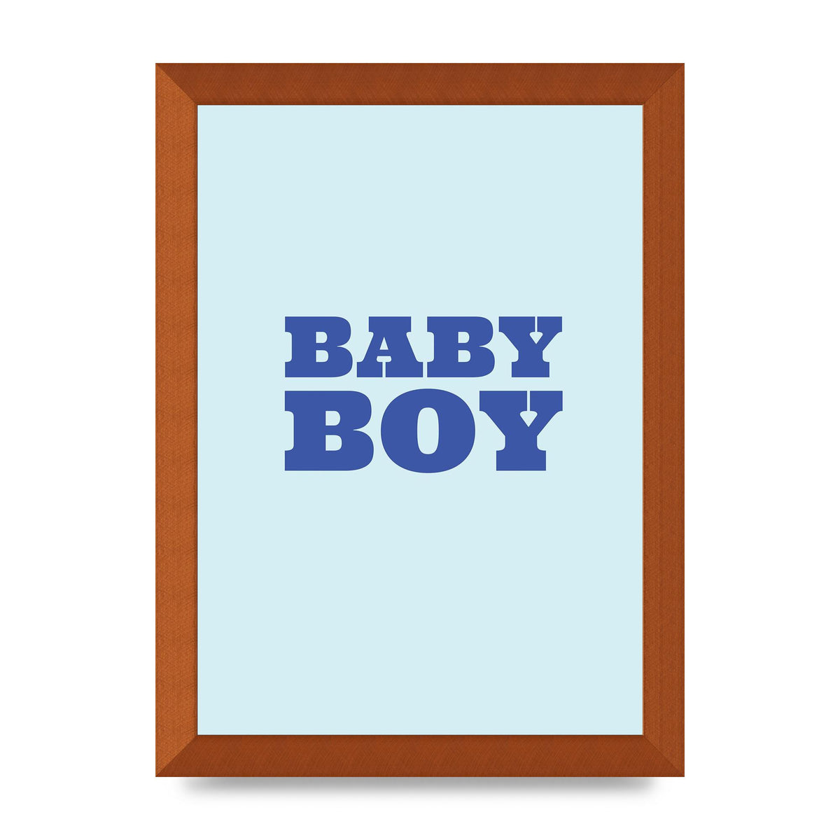Kids Room Baby Boy Nursery Art For The Home - A4 framed
