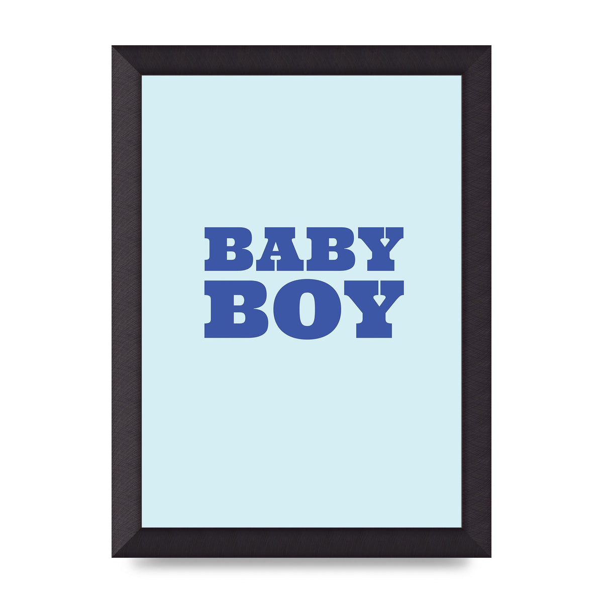 Kids Room Baby Boy Nursery Art For The Home - A4 framed