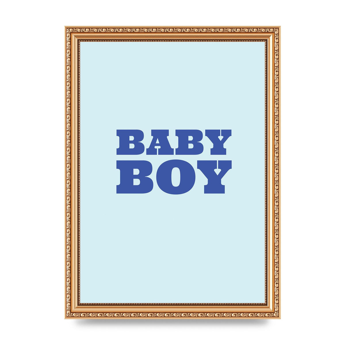 Kids Room Baby Boy Nursery Art For The Home - A4 framed