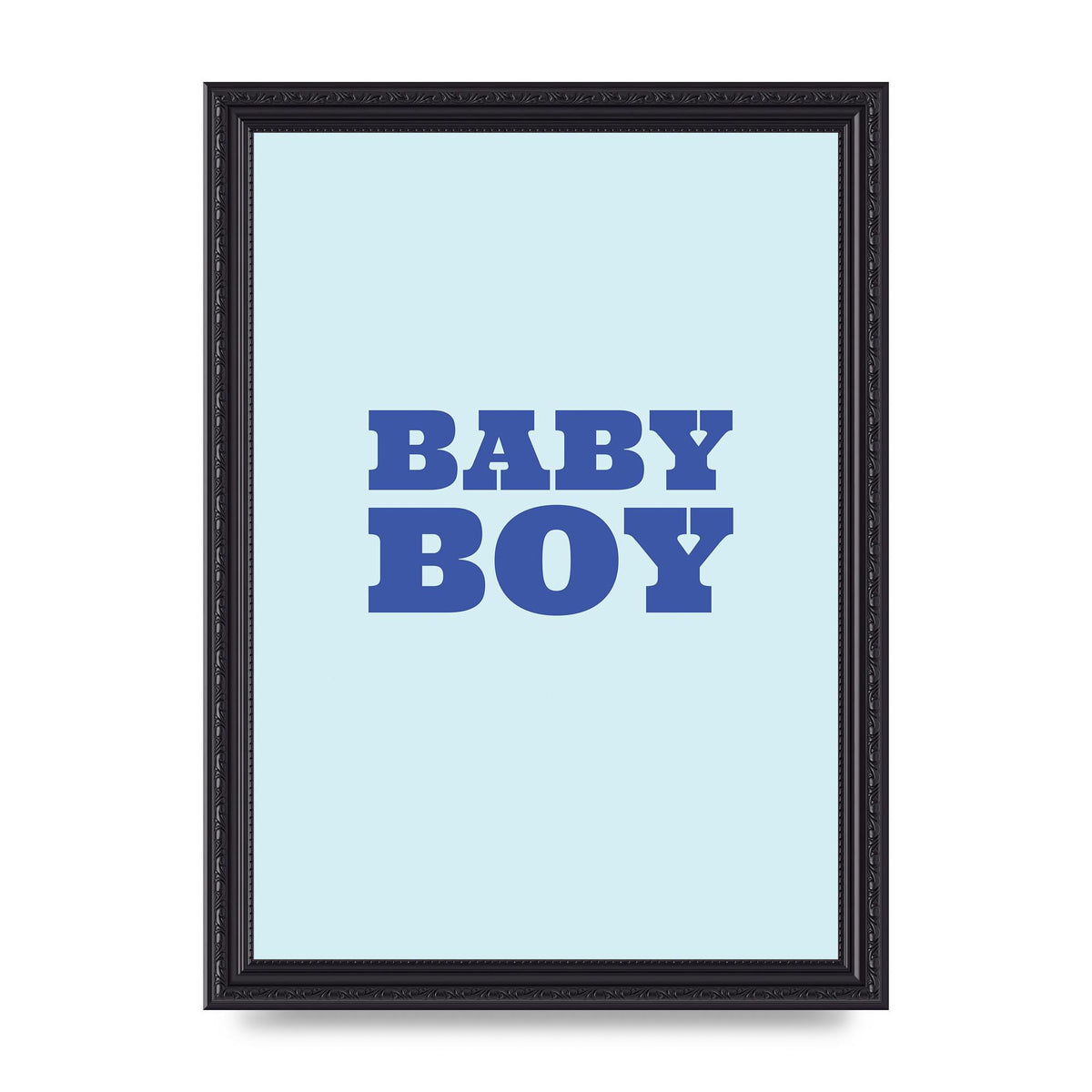 Kids Room Baby Boy Nursery Art For The Home - A4 framed