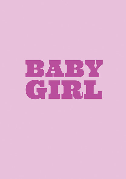 Kids Room Baby Girl Nursery Printed Poster - detail