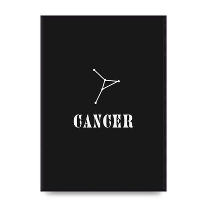 Minimalist Horoscope Star Sign Series Cancer Wall Art - A2 framed