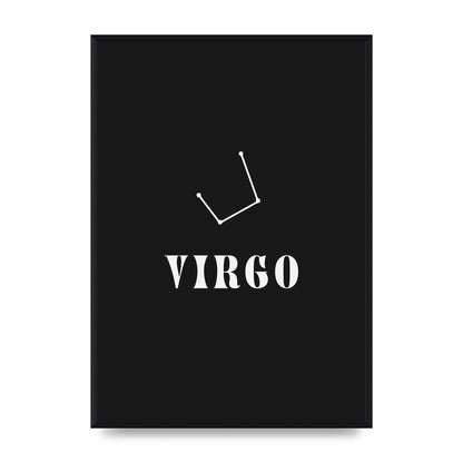 Minimalist Horoscope Star Sign Series Virgo Printed Poster - A2 framed