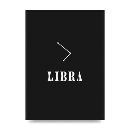 Minimalist Horoscope Star Sign Series Libra Wall Art - A2 framed