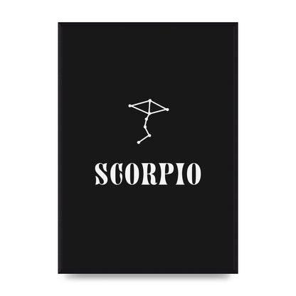 Minimalist Horoscope Star Sign Series Scorpio Art For The Home - A2 framed