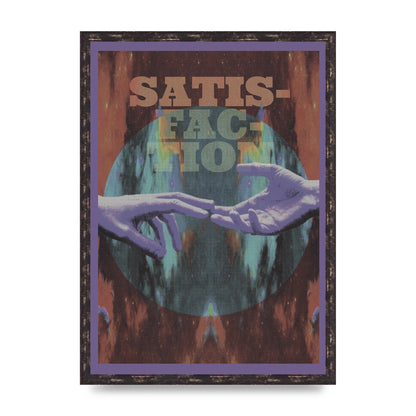 Lofi Satisfaction Hands Stars Wall Art - A2 framed