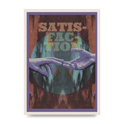 Lofi Satisfaction Hands Stars Wall Art - A2 framed
