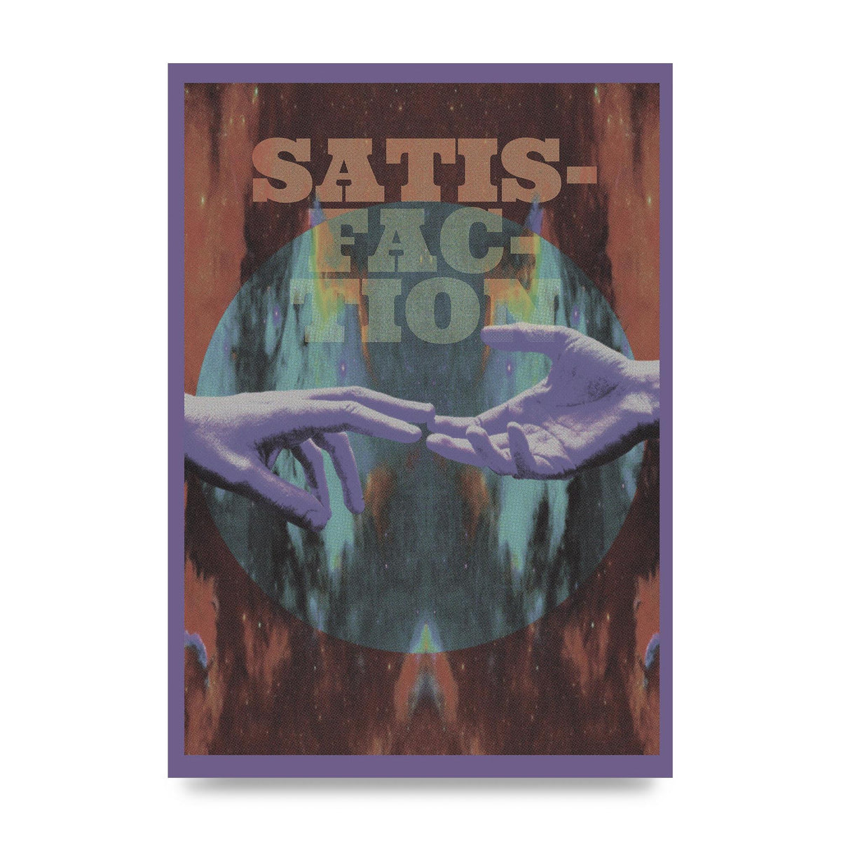 Lofi Satisfaction Hands Stars Wall Art - unframed print