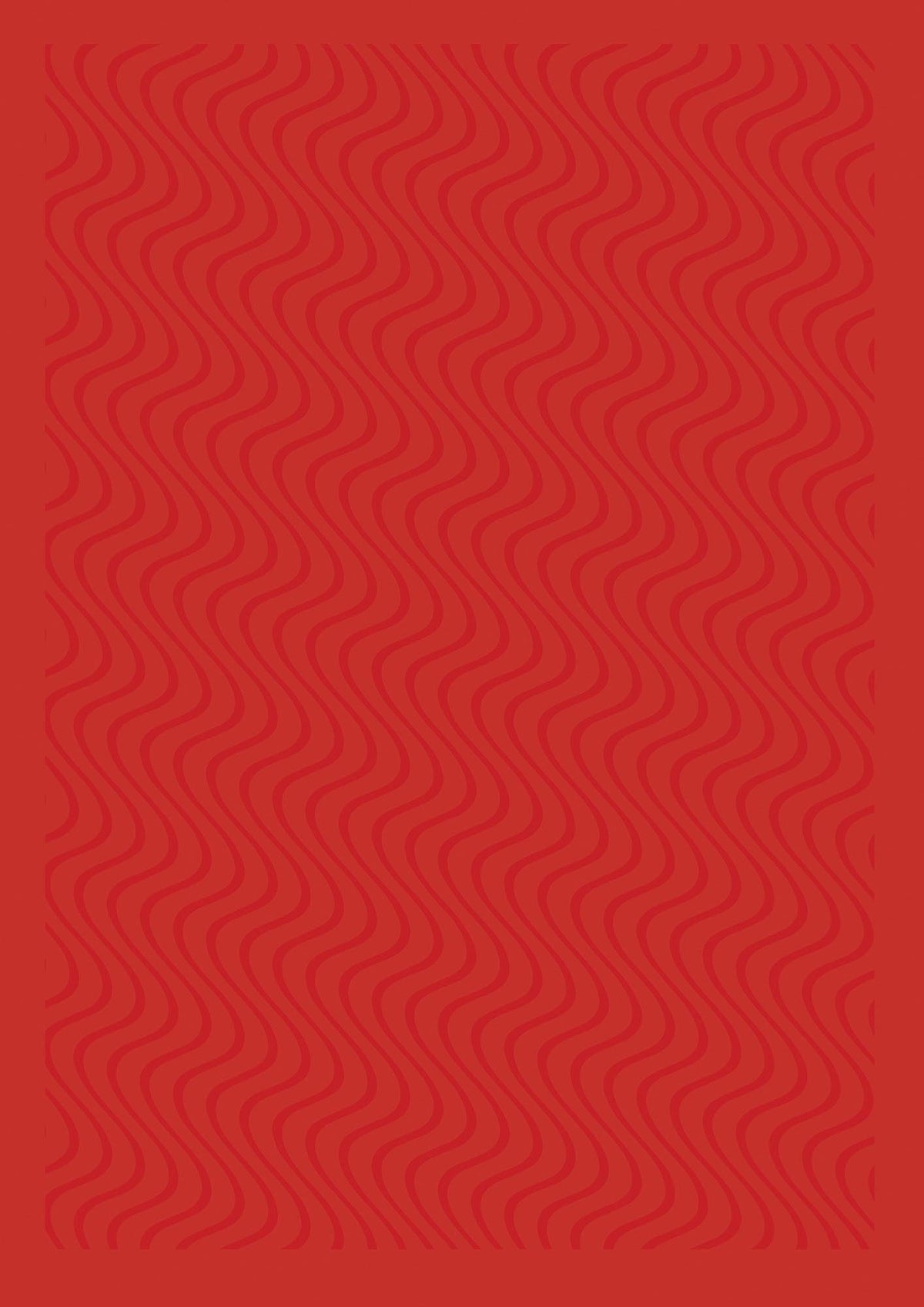 Abstract Line Illusion Red Art For The Home - detail