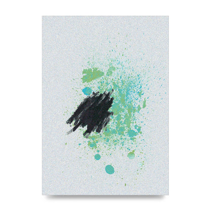 Spray Paint Smudge Printed Poster - unframed print