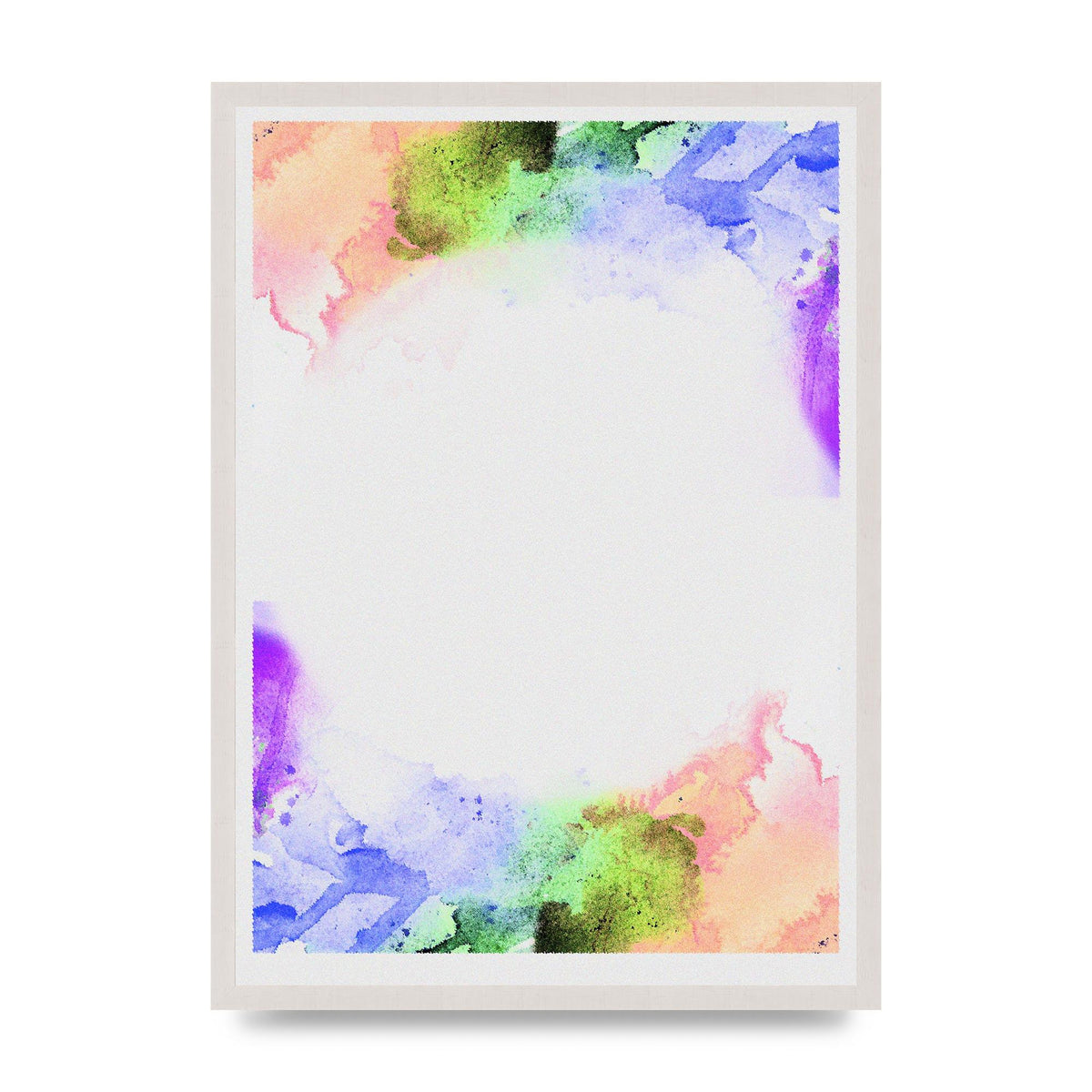 Watercolour Disc Two Art For The Home - A2 framed