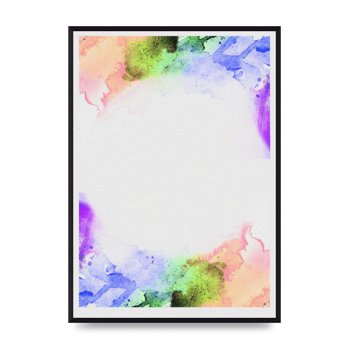 Watercolour Disc Two Art For The Home - A2 framed