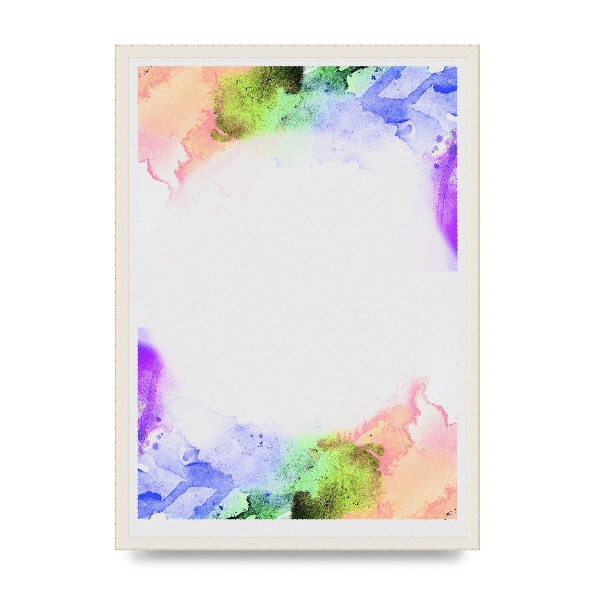 Watercolour Disc Two Art For The Home - A2 framed