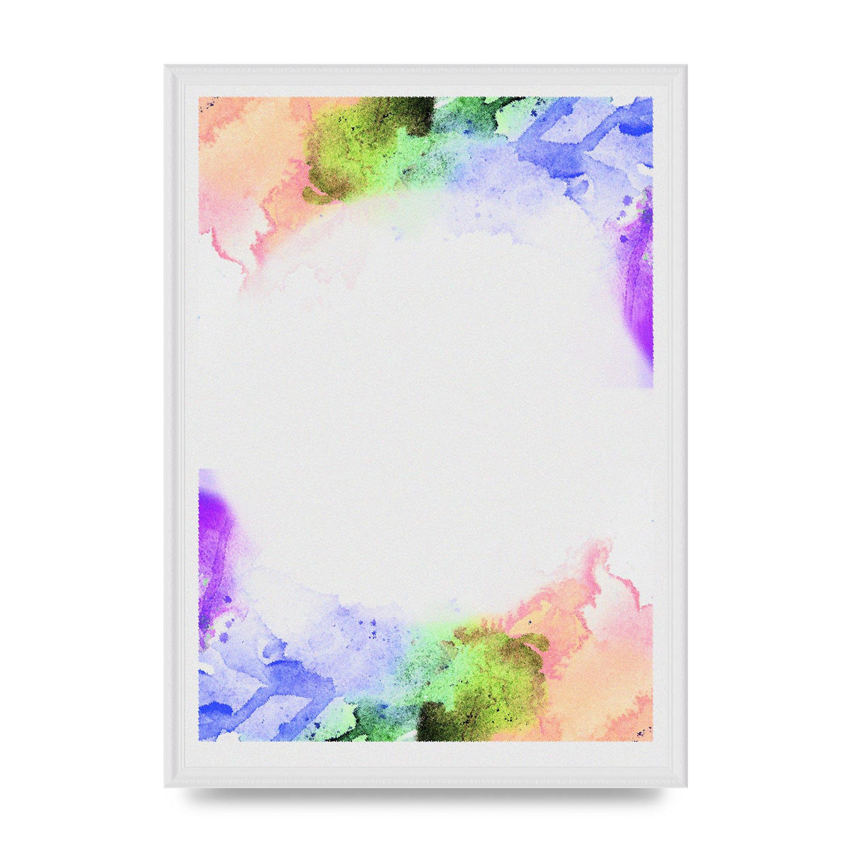 Watercolour Disc Two Art For The Home - A2 framed