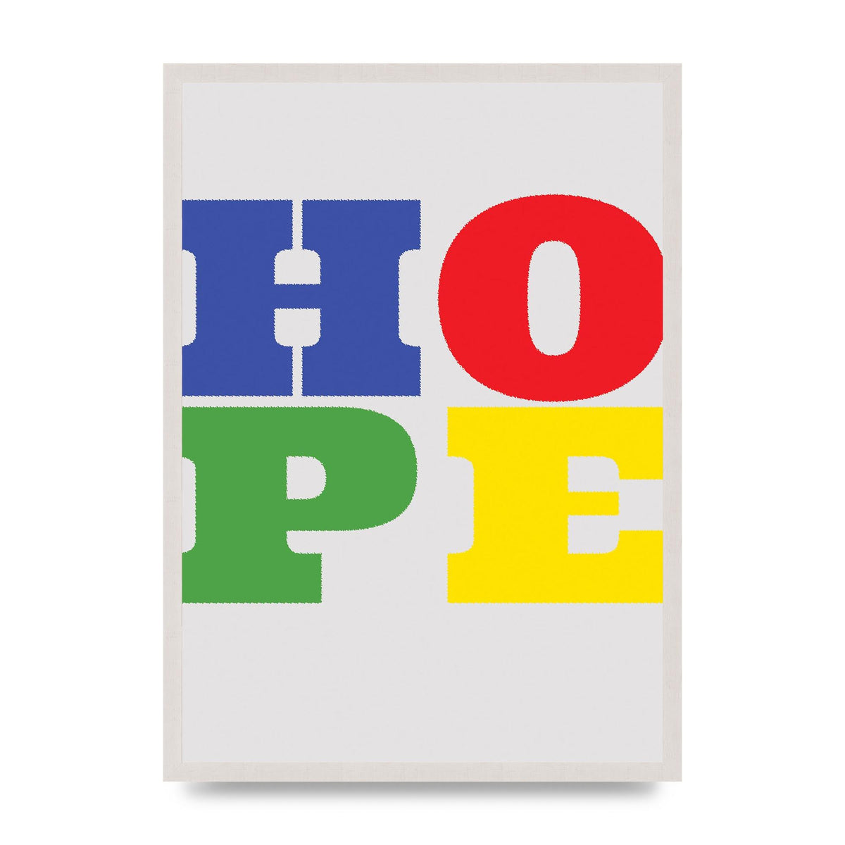Hope Rainbow Art For The Home - A2 framed
