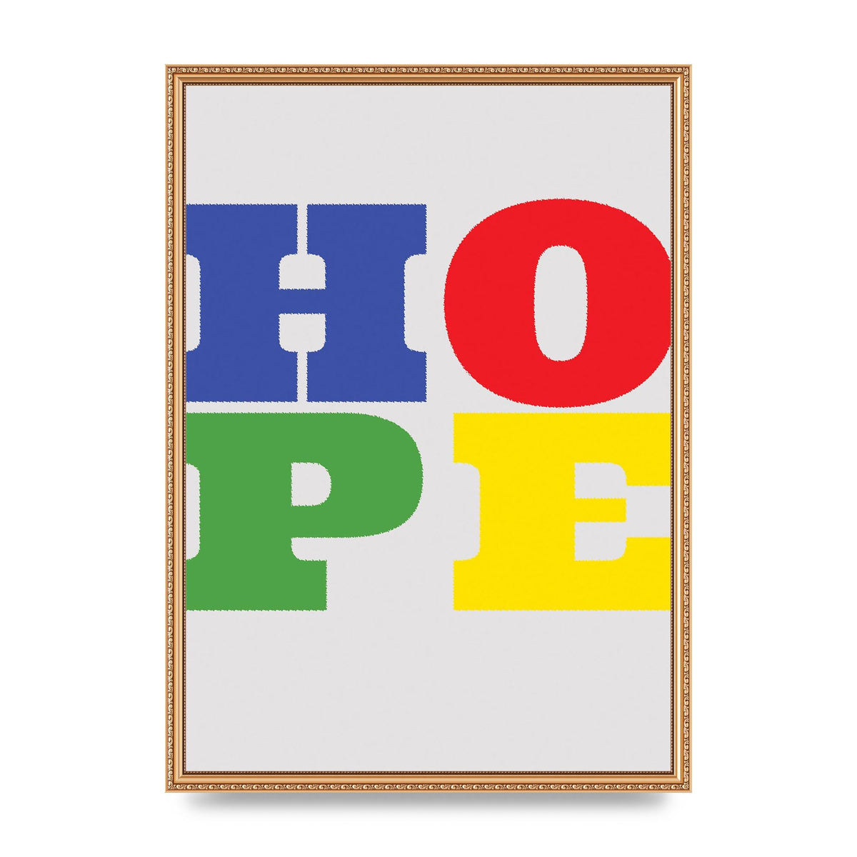 Hope Rainbow Art For The Home - A2 framed