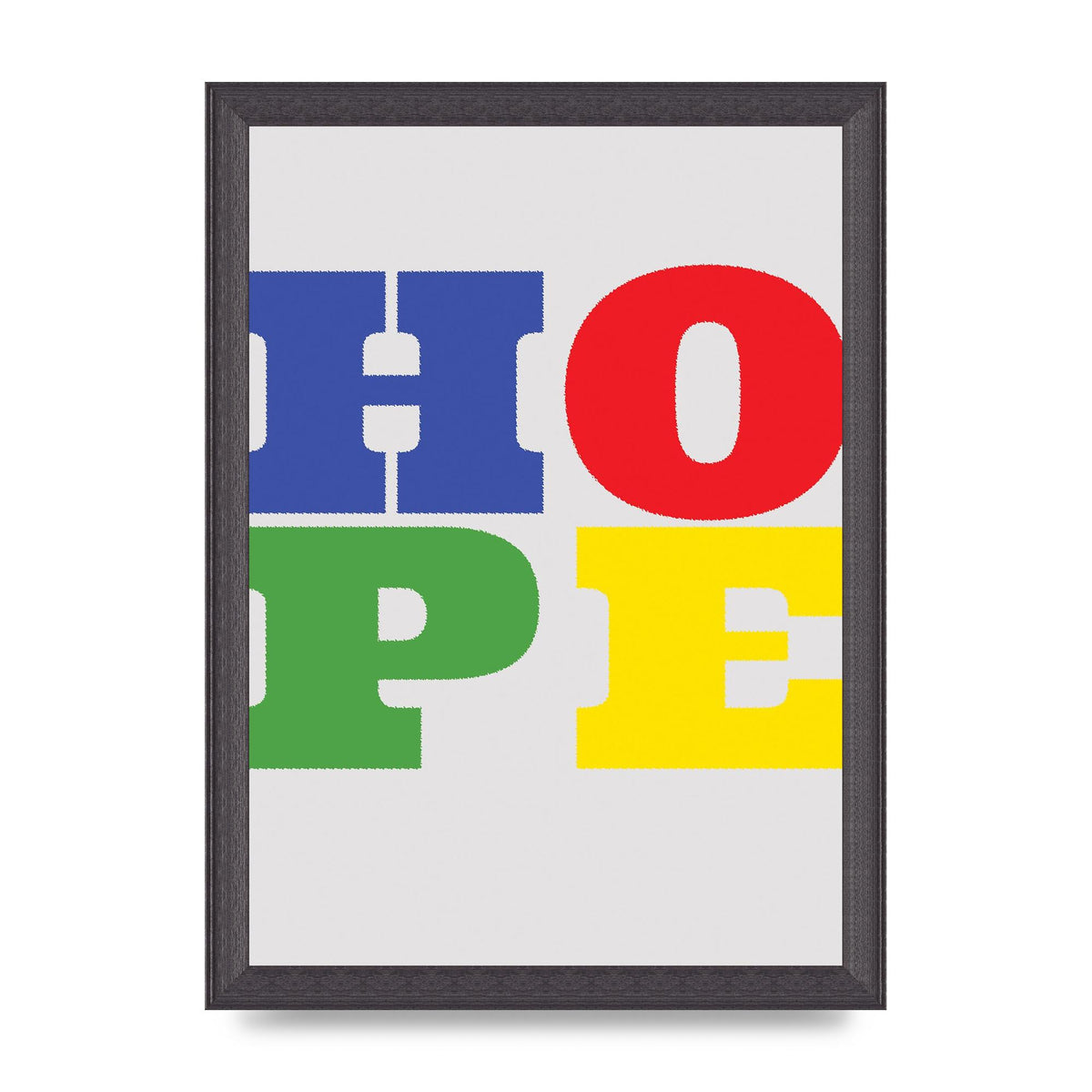 Hope Rainbow Art For The Home - A4 framed