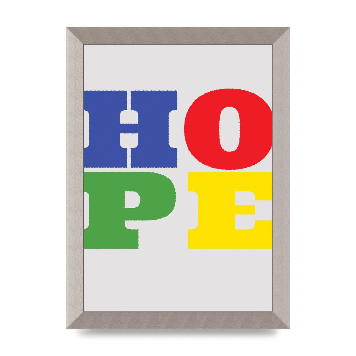 Hope Rainbow Art For The Home - A4 framed