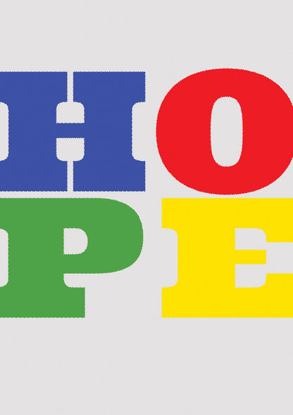 Hope Rainbow Art For The Home - detail