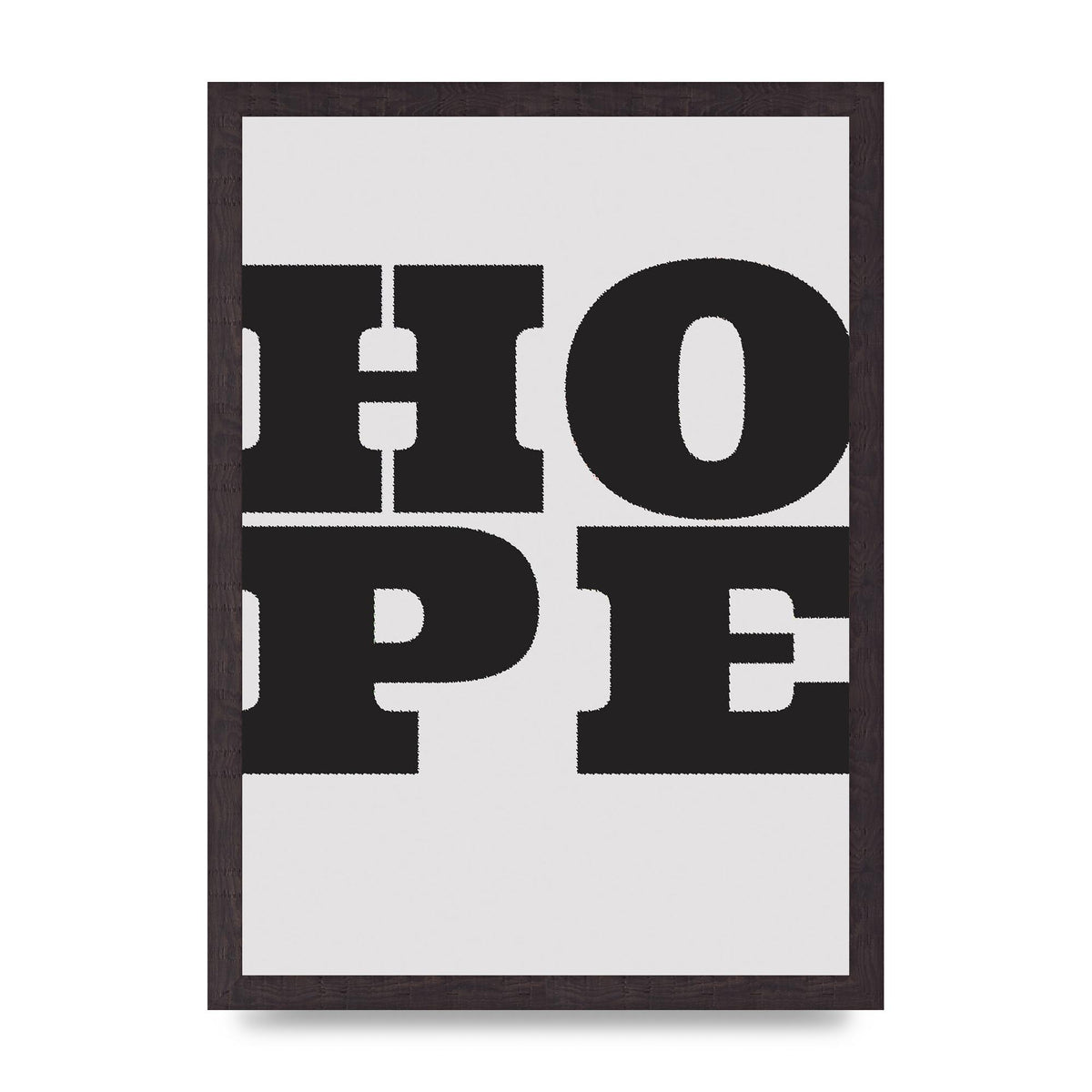 Hope Black Printed Poster - A3 framed