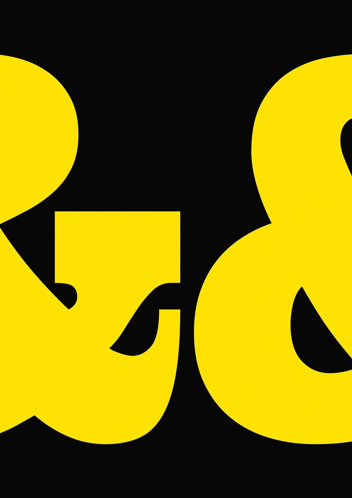 Ampus And Yellow Black Wall Art - detail