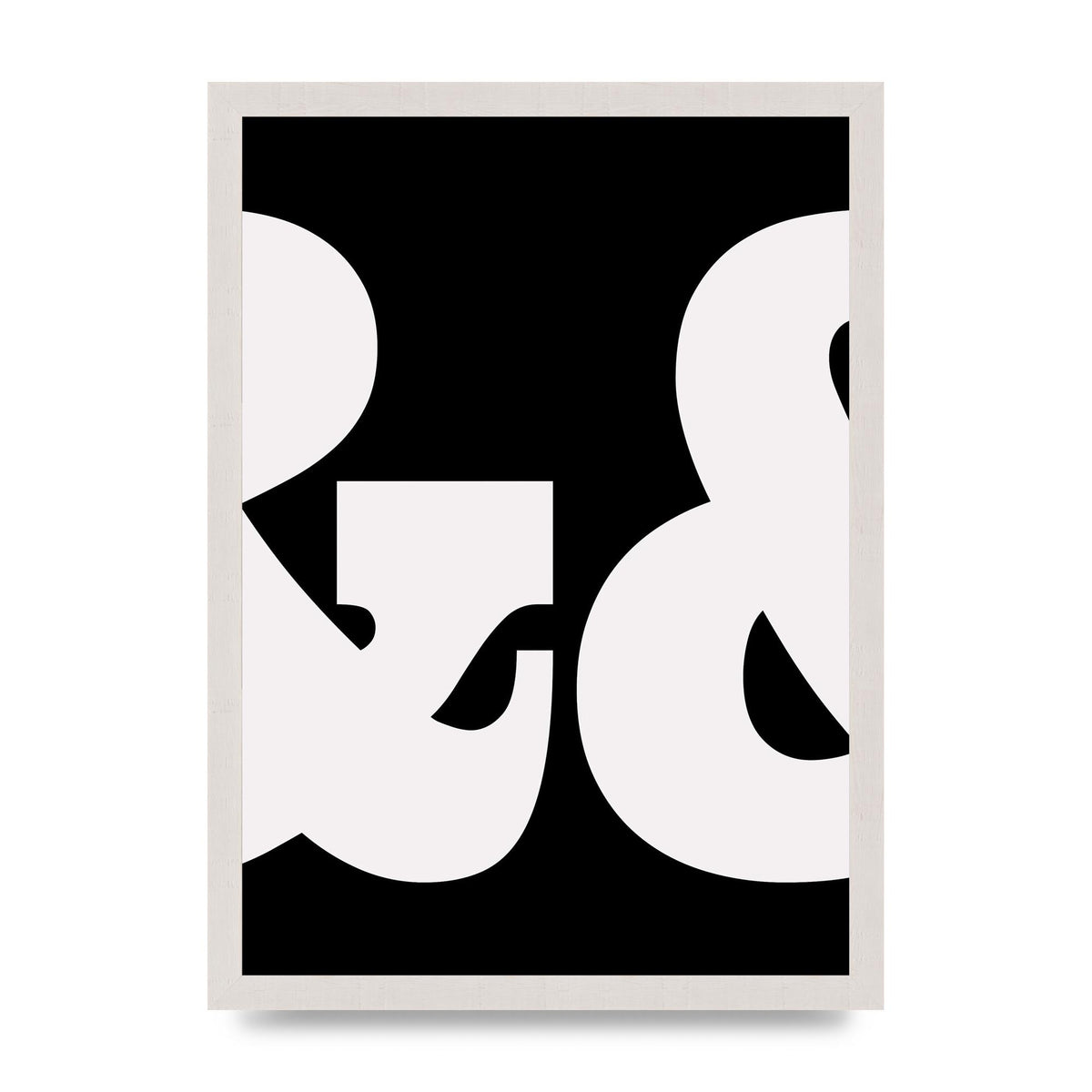 Ampus And White Black Art For The Home - A3 framed