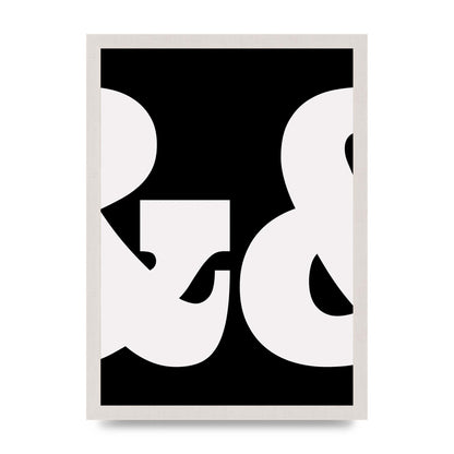 Ampus And White Black Art For The Home - A3 framed