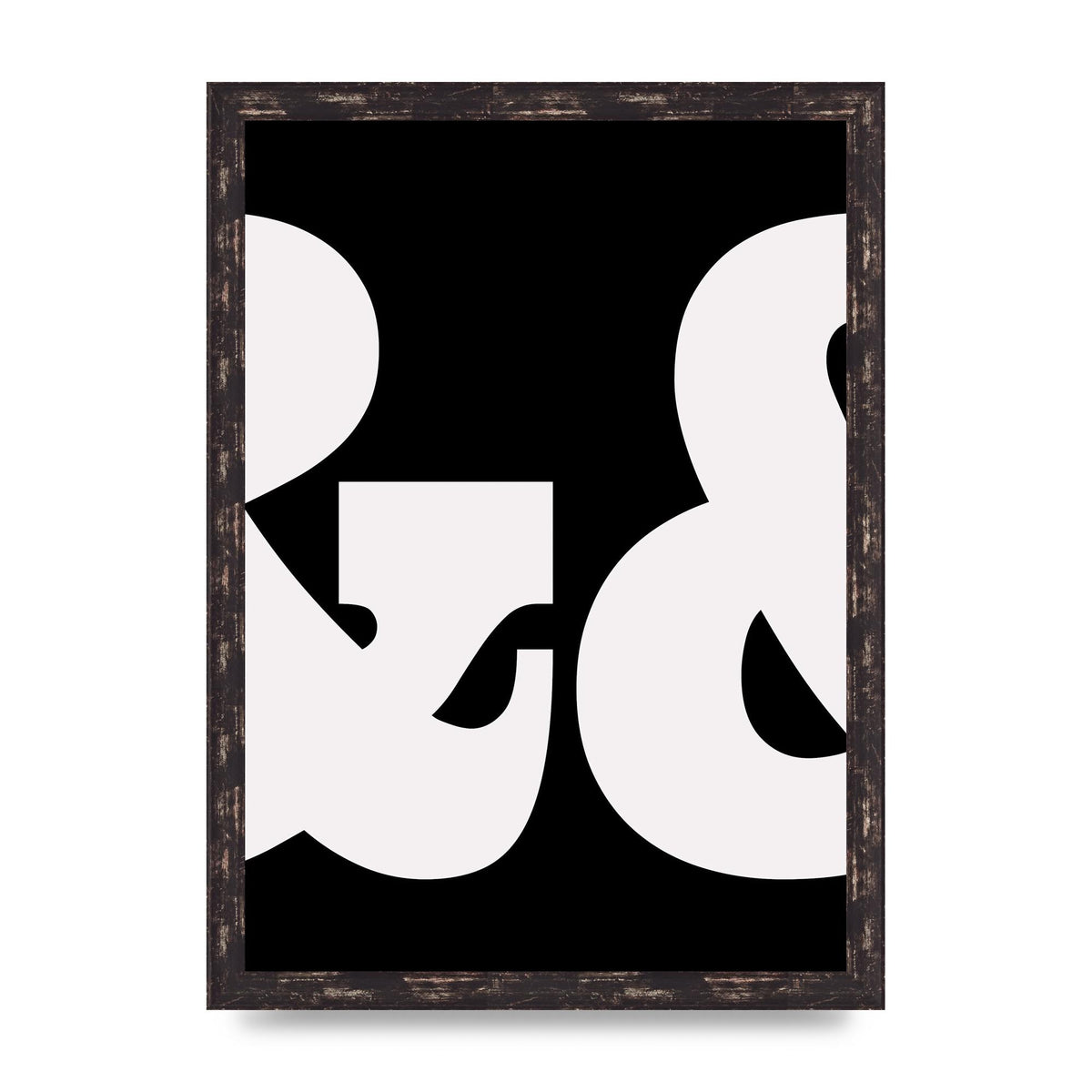 Ampus And White Black Art For The Home - A3 framed