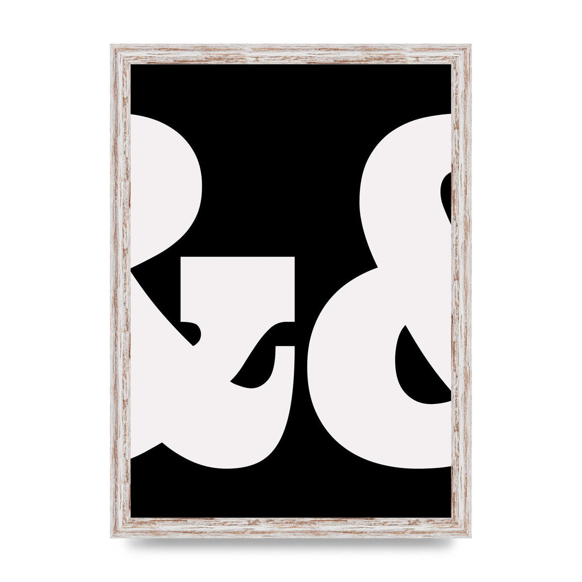 Ampus And White Black Art For The Home - A3 framed