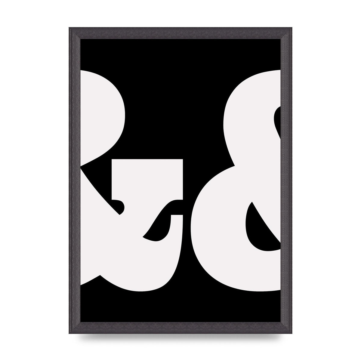 Ampus And White Black Art For The Home - A3 framed