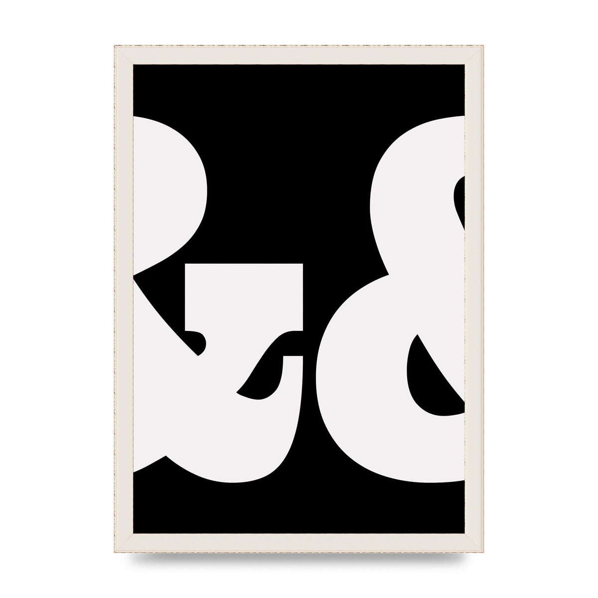 Ampus And White Black Art For The Home - A3 framed
