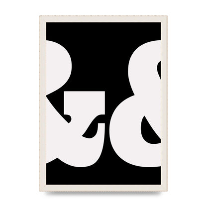 Ampus And White Black Art For The Home - A3 framed