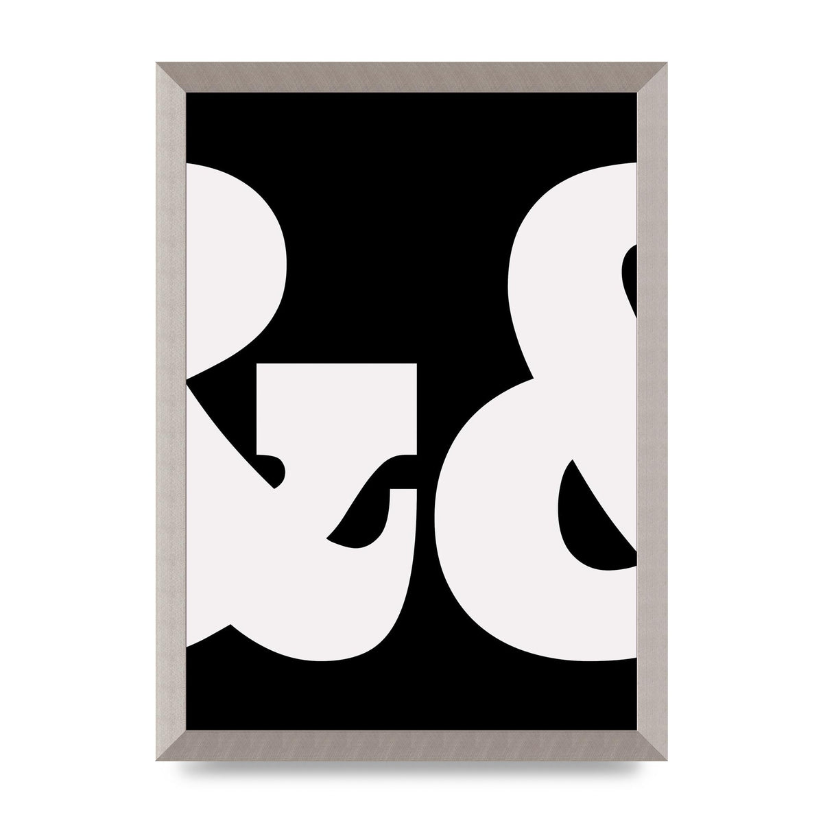 Ampus And White Black Art For The Home - A3 framed