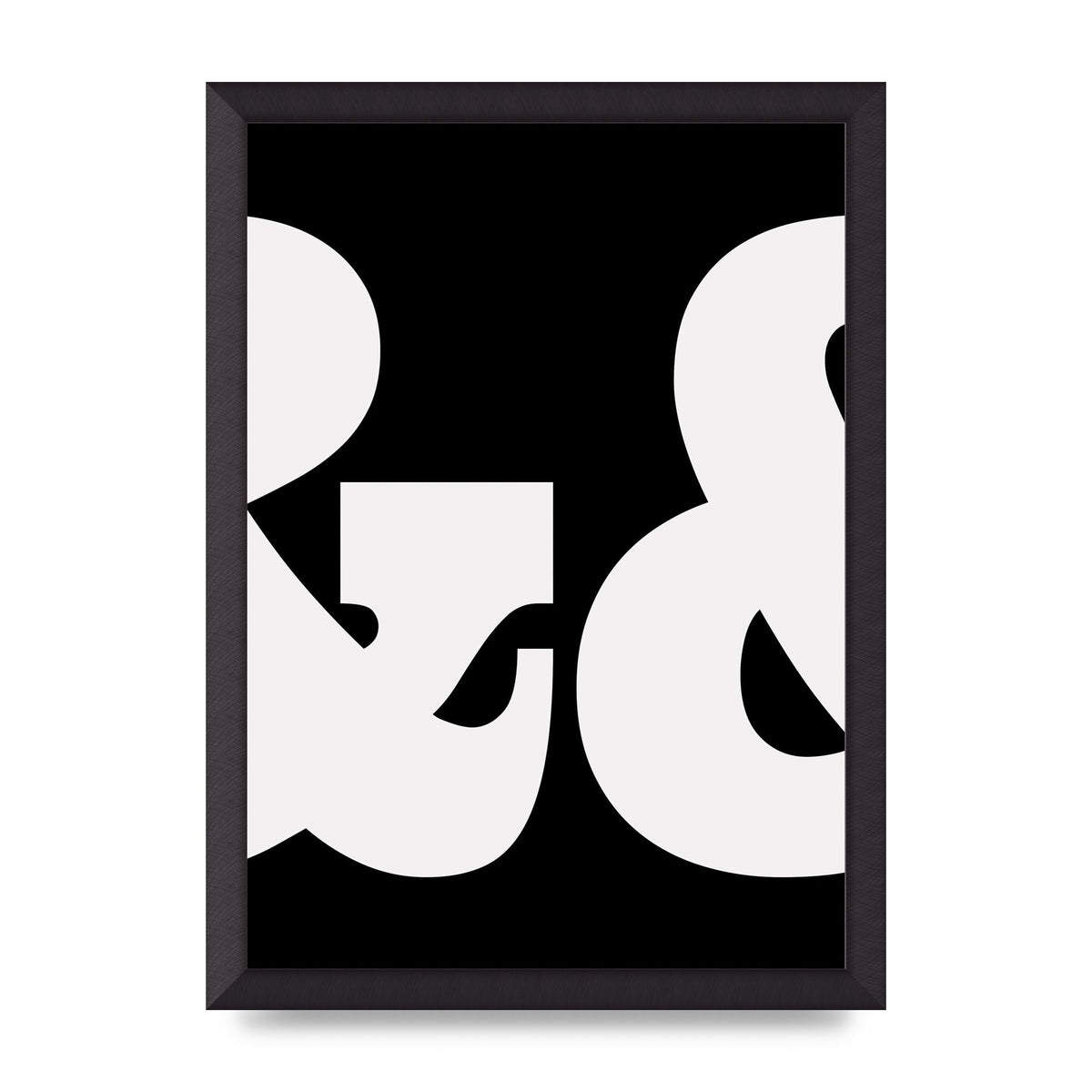 Ampus And White Black Art For The Home - A3 framed