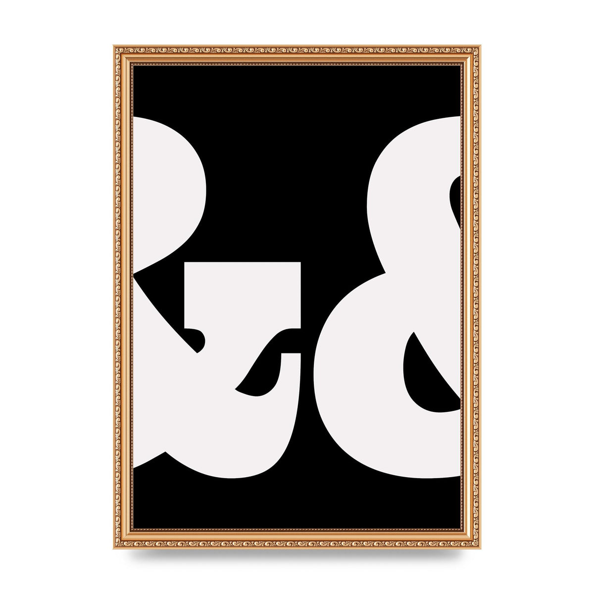 Ampus And White Black Art For The Home - A3 framed