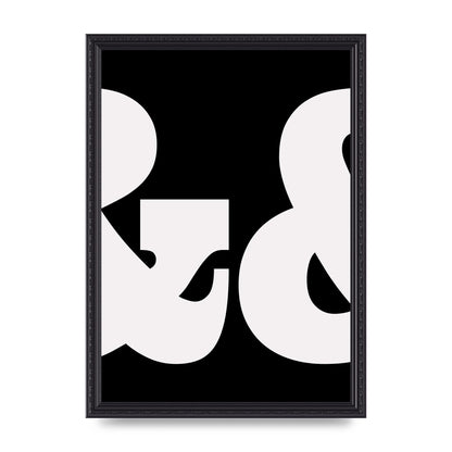 Ampus And White Black Art For The Home - A3 framed
