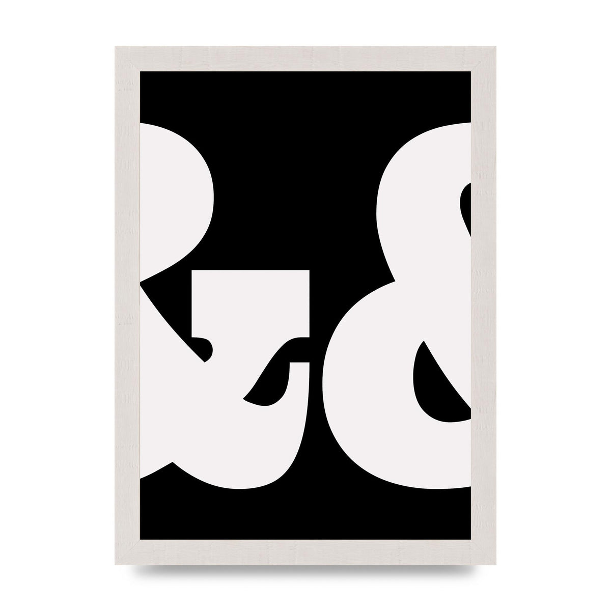 Ampus And White Black Art For The Home - A4 framed