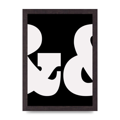 Ampus And White Black Art For The Home - A4 framed