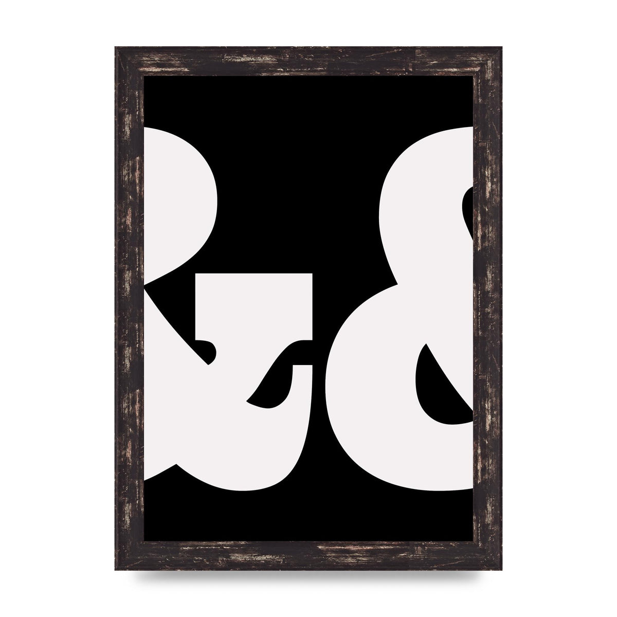 Ampus And White Black Art For The Home - A4 framed