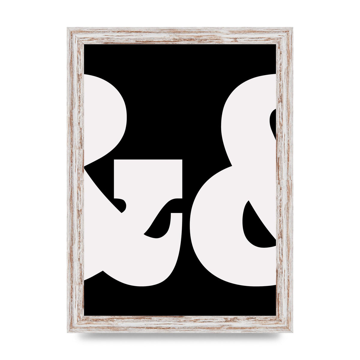 Ampus And White Black Art For The Home - A4 framed